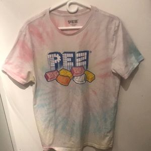 Fantastic Official Tye Dye  PEZ Candy Tshirt Retro 🔥